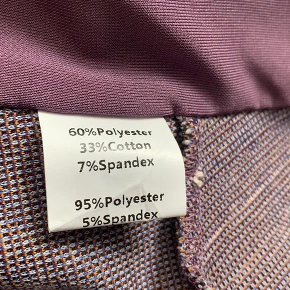 Belle Poque blazer/cardigan size small, orange blue black white silver thread. - Picture 6 of 7